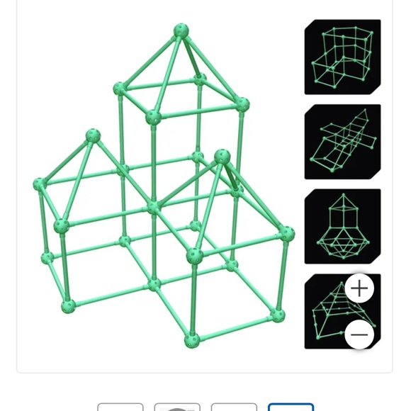 Glow Forts Connect & Create Glow in The Dark, 75 Piece Set - Picture 4 of 4